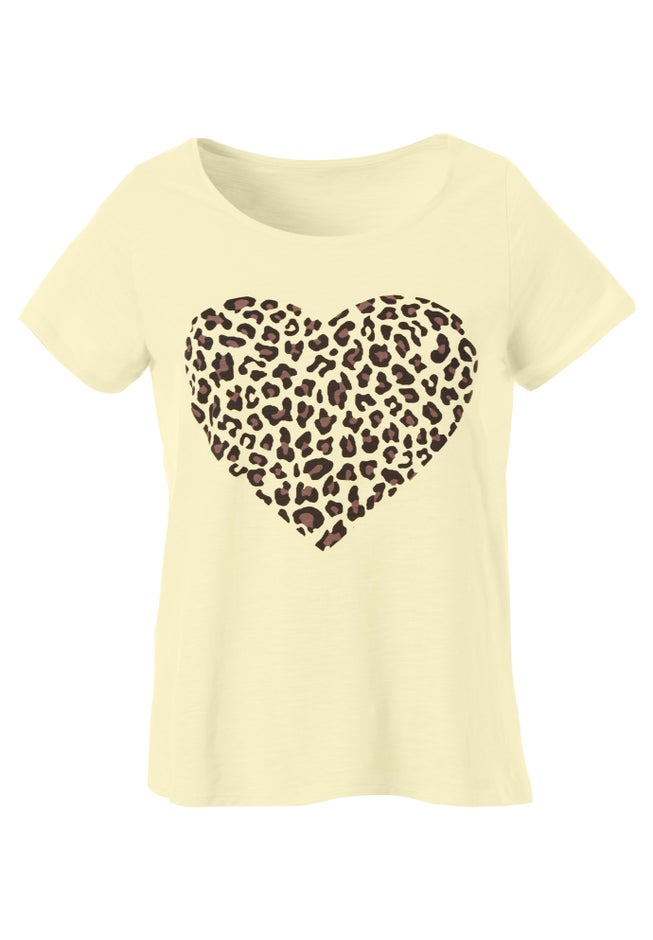 100% Cotton Scoopneck Short Sleeve Graphic Tee image number 2