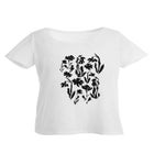 100% Cotton Scoopneck Short Sleeve Graphic Tee image number null