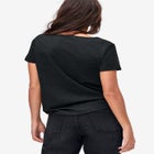 100% Cotton Scoopneck Short Sleeve Graphic Tee image number null