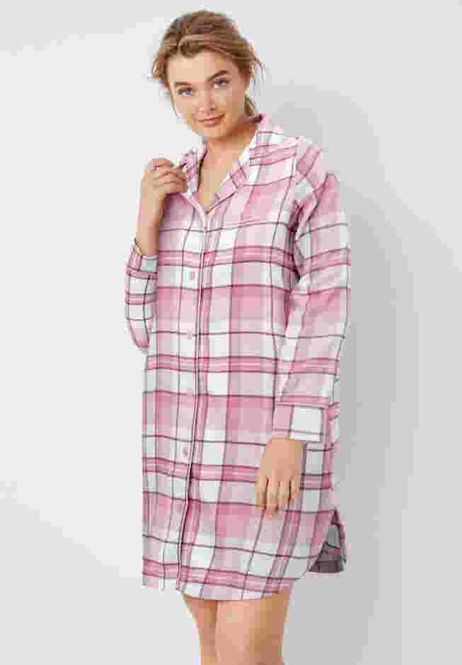 Flannel Sleep Shirt image number 1