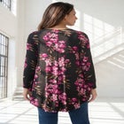 Plus Size Boatneck Swing Ultra Drape Tunic Top image number 1