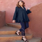 Poplin Embroidered Swing Tunic image number 3