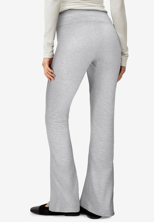 Stretch Knit Bootcut Leggings image number 1