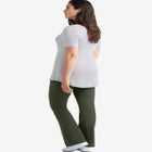 Stretch Knit Bootcut Leggings image number null