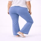 Cotton Spandex Full Length Bootcut Flat Waistband Leggings image number null