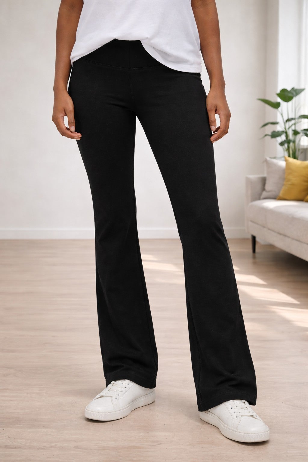 Cotton Spandex Bootcut Leggings image number 0