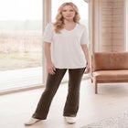 Cotton Spandex Bootcut Leggings image number null