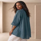 Hi-Low Linen Tunic image number null