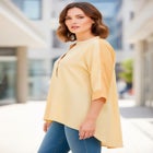 Hi-Low Linen Tunic image number null