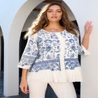 Monique Printed Big Shirt image number null