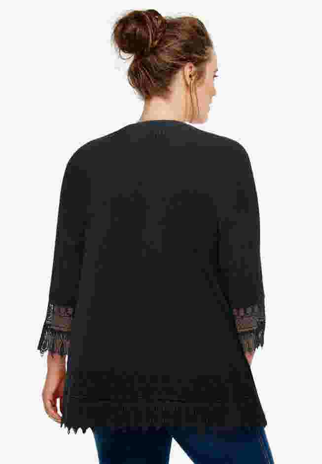 Crochet Trim Blouse image number 1