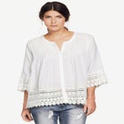 Crochet Trim Blouse image number null