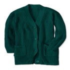 Shaker Button-Front Cardigan Sweater image number 3