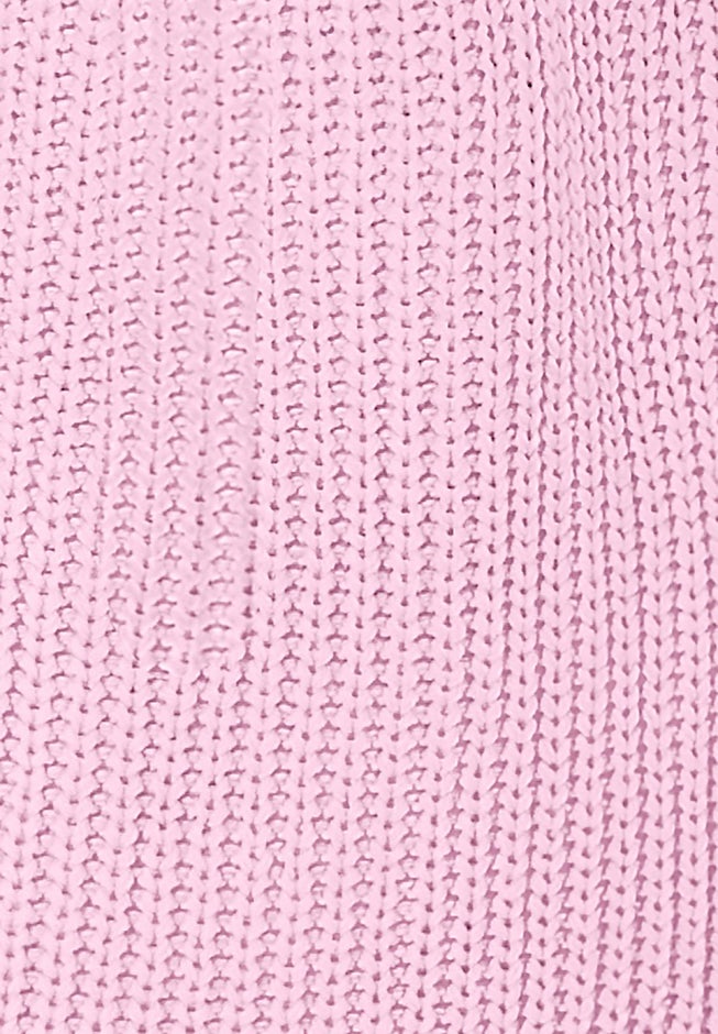 Button-Front Shaker Cardigan Sweater image number 4