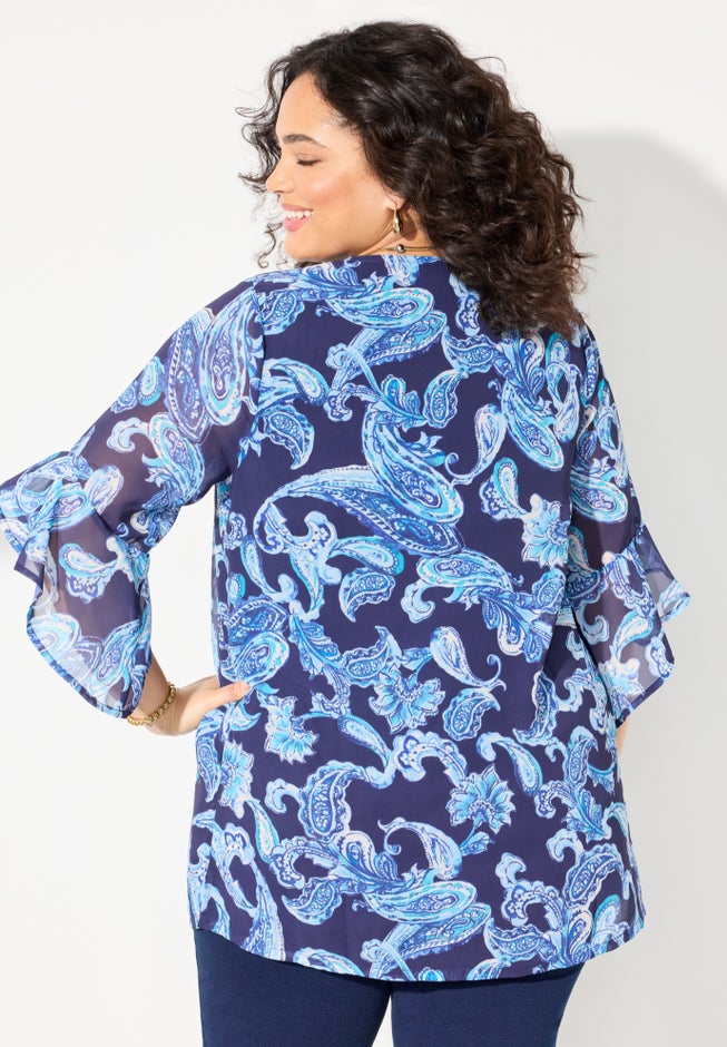 Juliette Bell-Sleeve Blouse image number 1