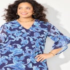 Juliette Bell-Sleeve Blouse image number null