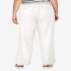 Linen-Blend Drawstring Pants image number null