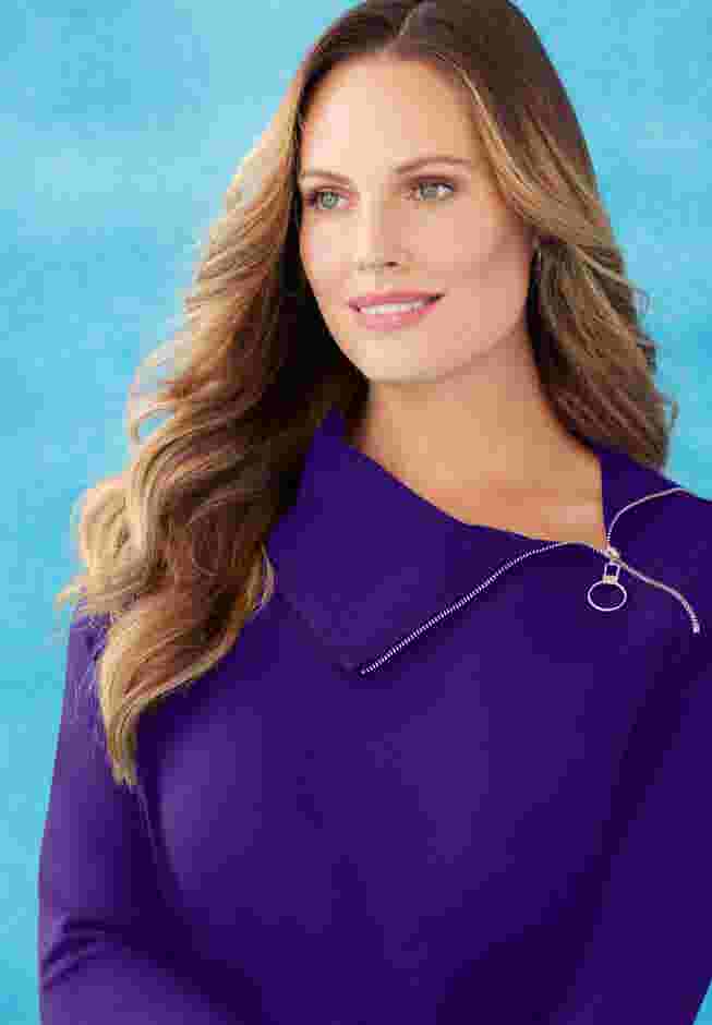 Suprema® Studio Zip-Neck Tunic image number 1
