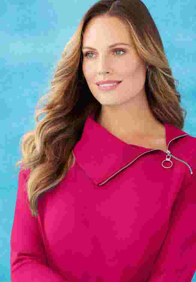 Suprema® Studio Zip-Neck Tunic image number 1
