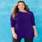 Suprema® Studio Zip-Neck Tunic image number null