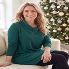 Suprema&reg; Studio Zip-Neck Tunic image number 0