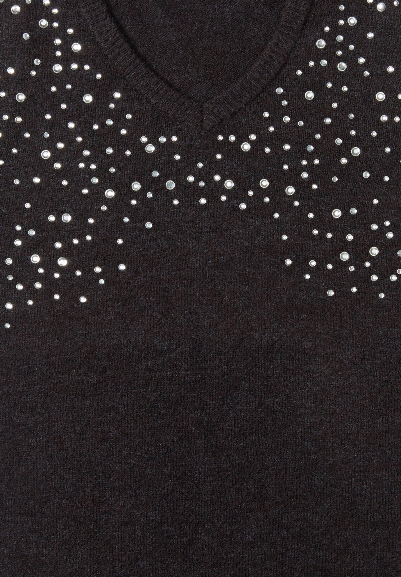 Embellished Pullover Sweater with Blouson Sleeves image number 1