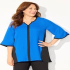 High-Low Contrast Blouse image number null