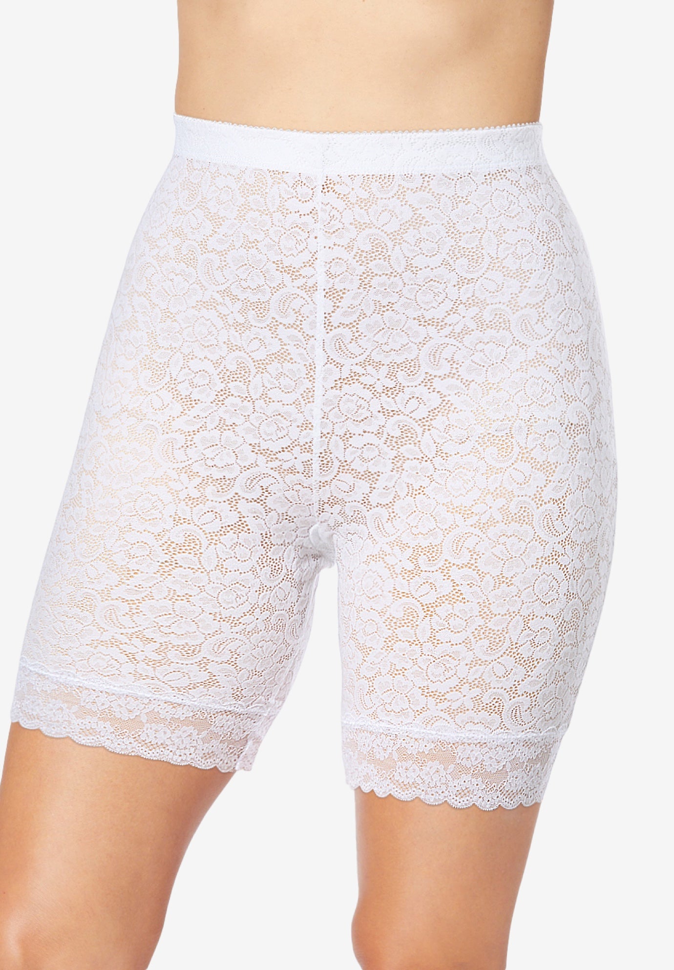 Comfort Choice&reg; Lace Slip-Short Boxer image number 0