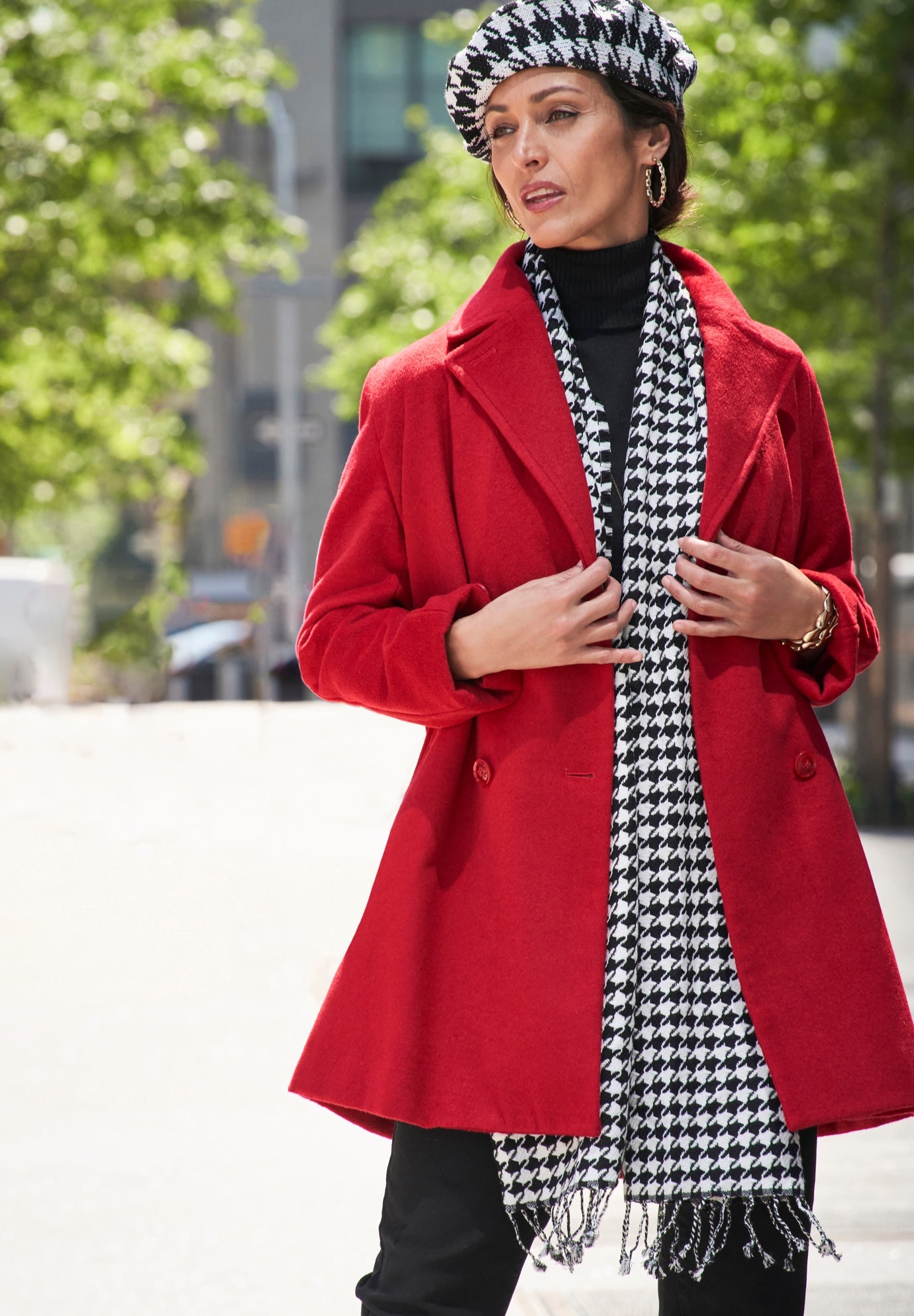 A-Line Wool Peacoat image number 1