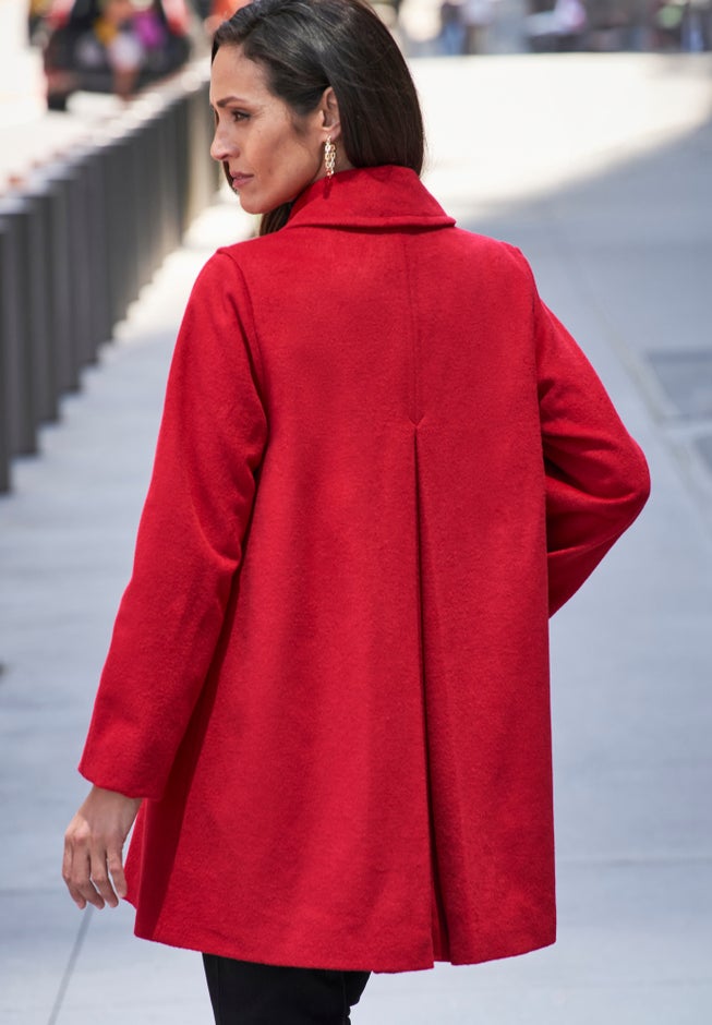 A-Line Wool Peacoat image number 2