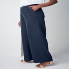 Bi-Stretch Wide Leg Pant image number null