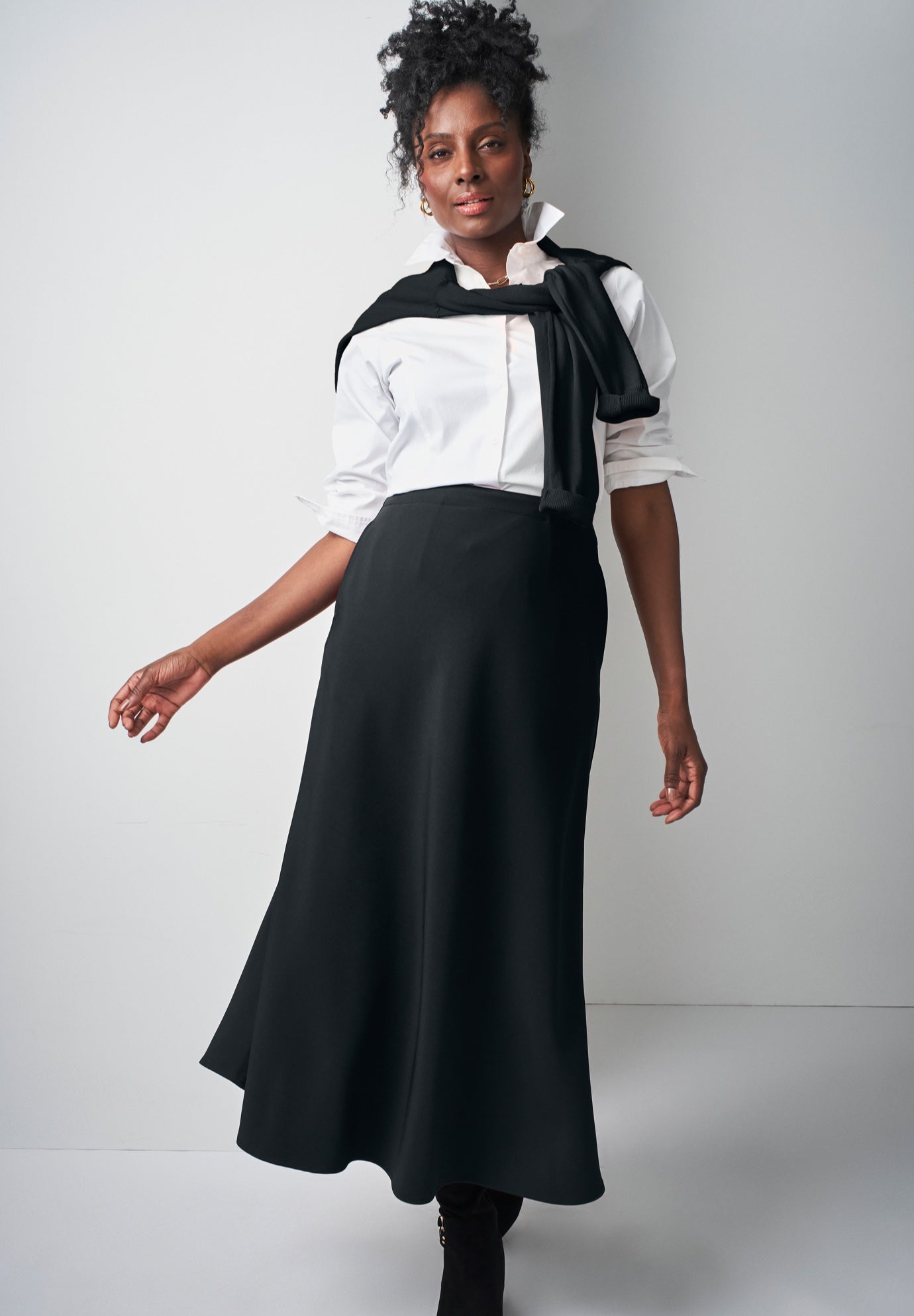 Bi-Stretch Swing Skirt image number 0