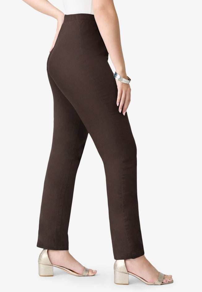 Plus Size Comfort Stretch Straight Leg Jean image number 5