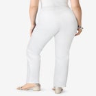Plus Size Comfort Stretch Straight Leg Jean image number null