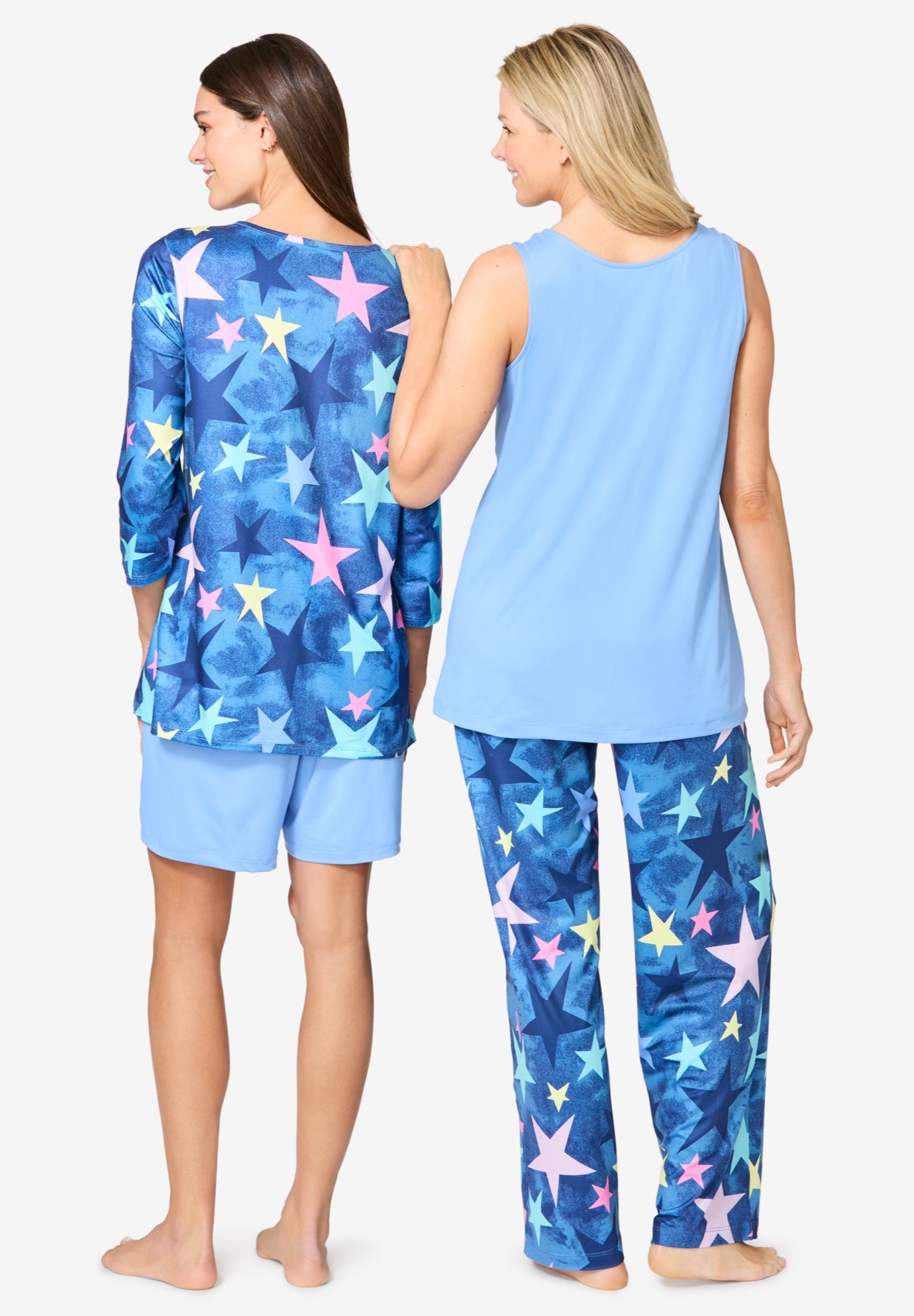 Dreams & Co.&reg; 4-piece Pajama Wardrober image number 1