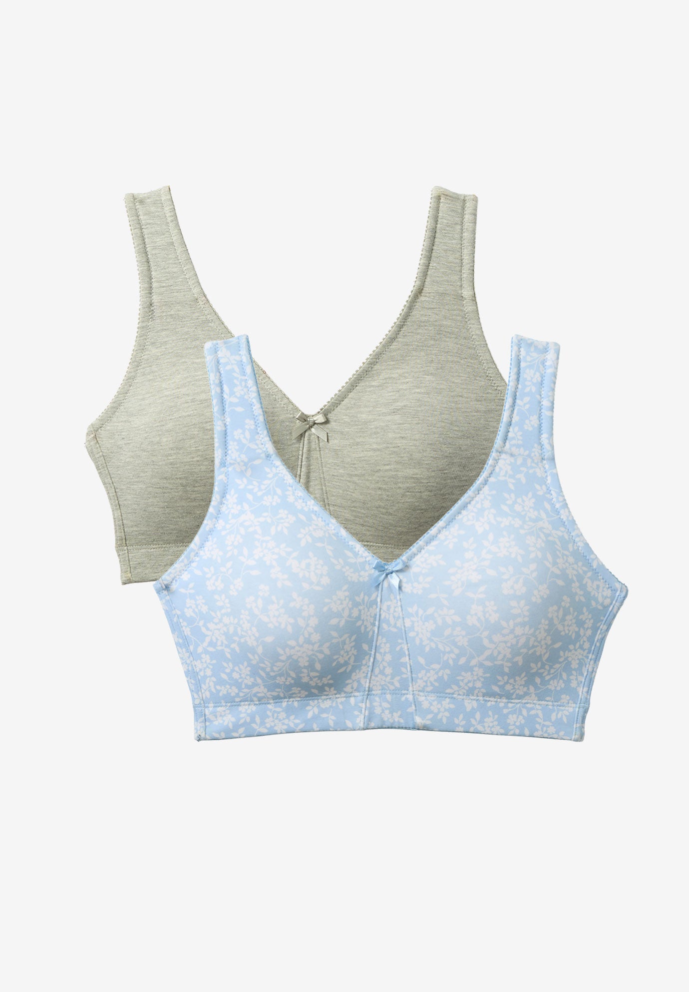 Comfort Choice&reg; 2-Pack Cotton Full Coverage Bra image number 0