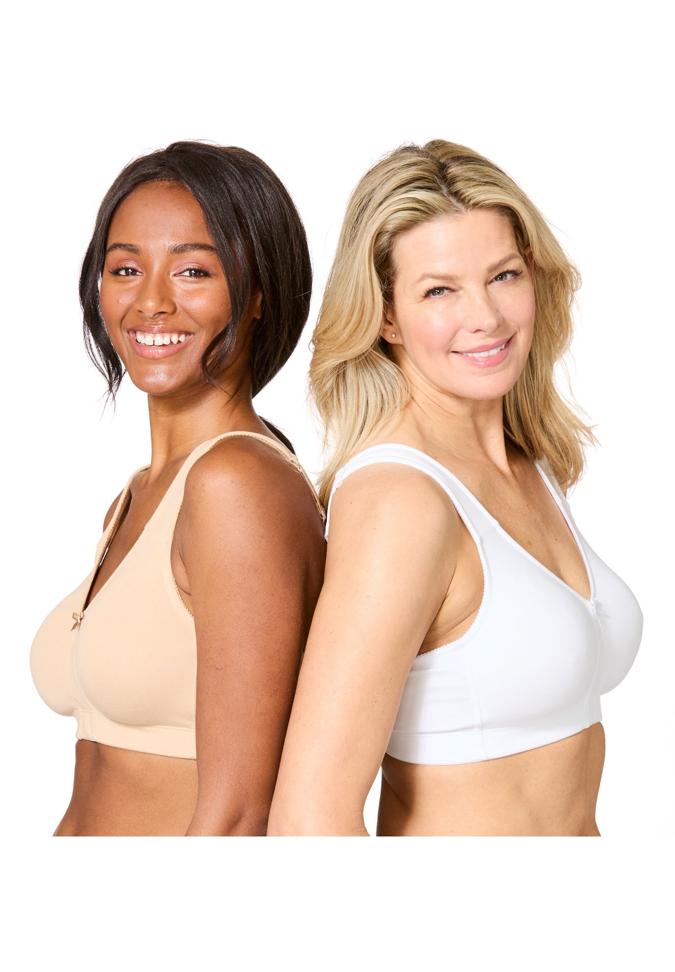 Comfort Choice&reg; 2-Pack Cotton Full Coverage Bra image number 3