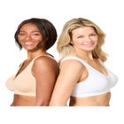 Comfort Choice&reg; 2-Pack Cotton Full Coverage Bra image number null