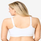 Catherines Front-Close Cotton Comfort Bra image number null