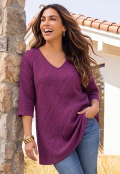 Spliced Cable Tunic
