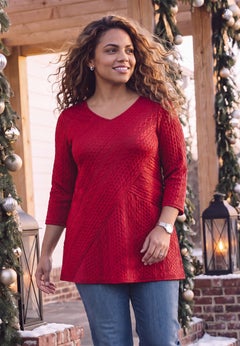 Spliced Cable Tunic