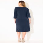 Stud Accent Shift Dress image number null