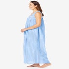 Long Sleeveless Floral Nightgown image number null