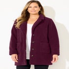 Teddy Bear Sherpa Trench Coat image number null