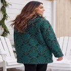 Long Fleece Coat with Sherpa Lining image number 1