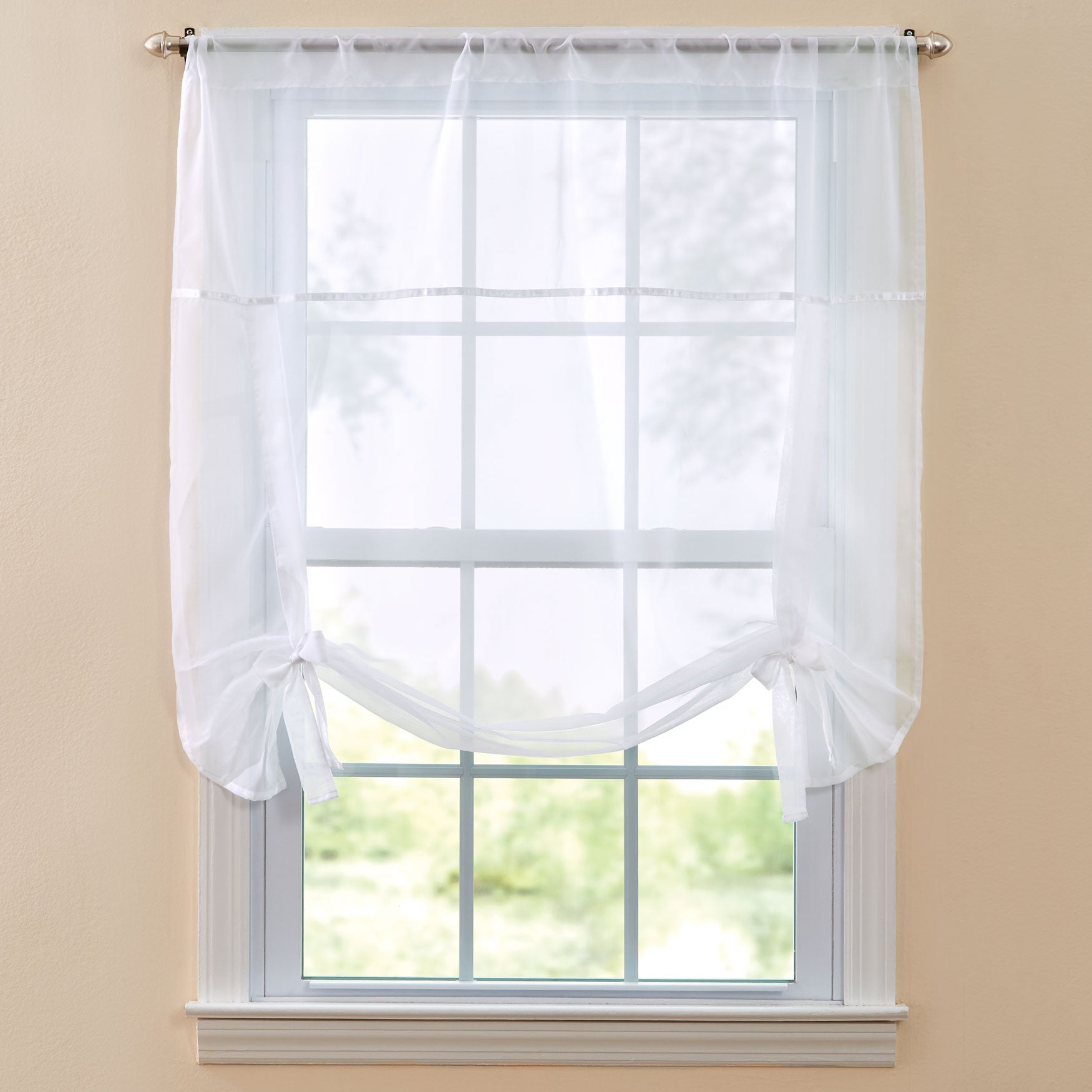 BH Studio Sheer Voile Tie-Up Shade image number 0