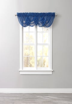 BH Studio Sheer Voile Toga Valance