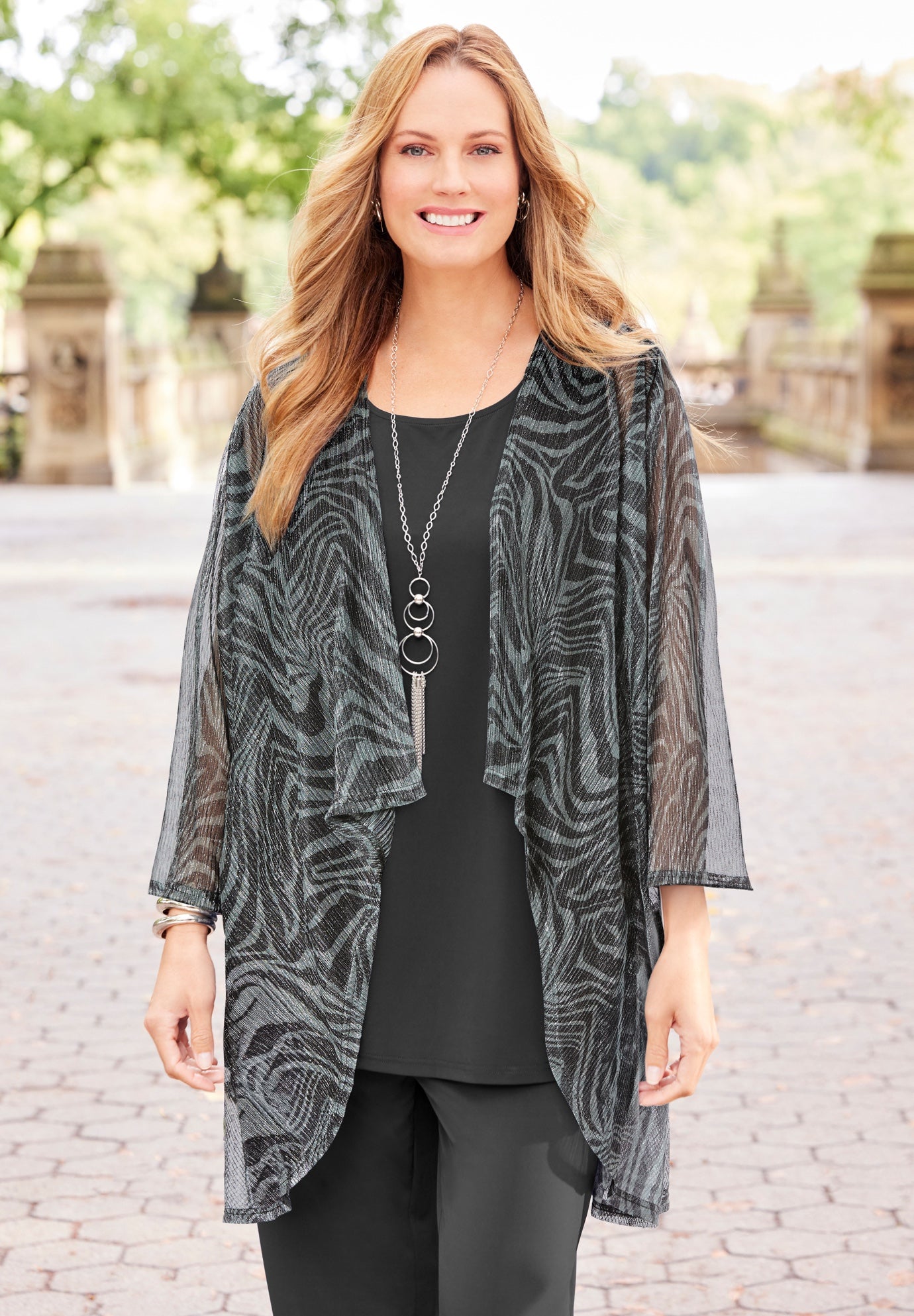 2-Piece Cardigan & Tank Twinkle Set image number 0