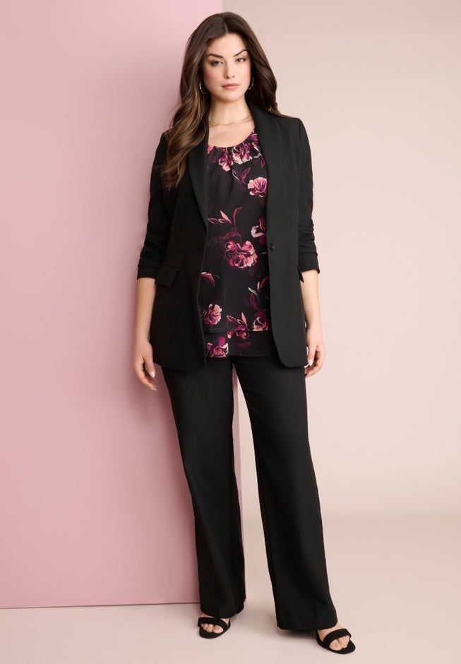 Double-Layer Georgette Tank Top image number 1