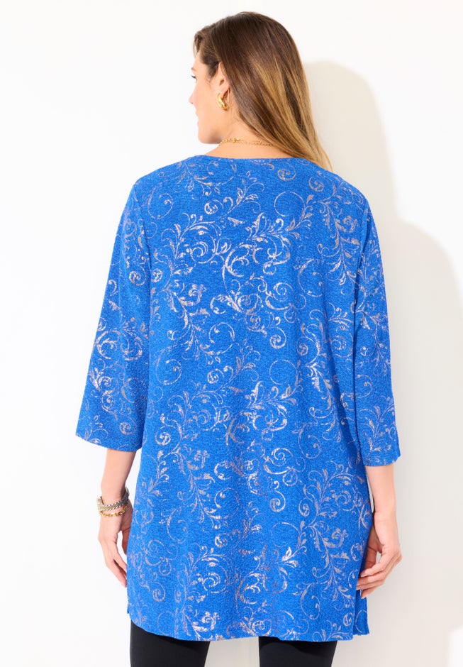 Black Label Metallic Cardigan image number 1